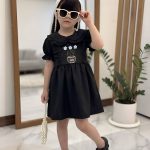 پیراهن گلدوزی سه گل