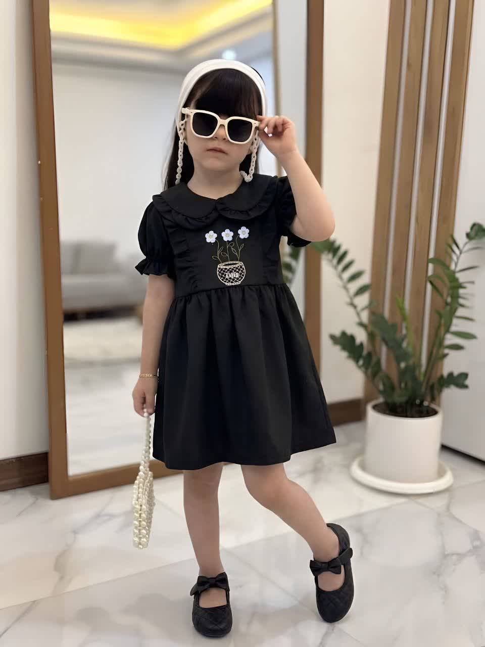 c806ac79-a2b7-4853-83b2-5c803aa5197e پیراهن گلدوزی سه گل - Image 1